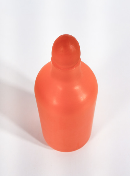 Bottiglia con tappo della serie Velati in vetro di Murano, design Paolo VENINI. Italia, 1994