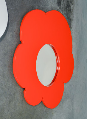 Coppia di specchi Koan Bonda design Gino MAROTTA per LORENZON. Italia, Anni 60
