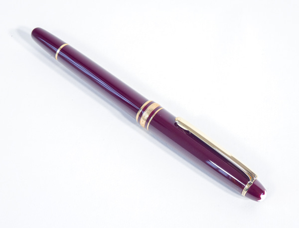 Penna stilografica MONTBLANC Meisterstück rosso bordeaux, n° MC198933. Pennino M. Confezione originale. Germania