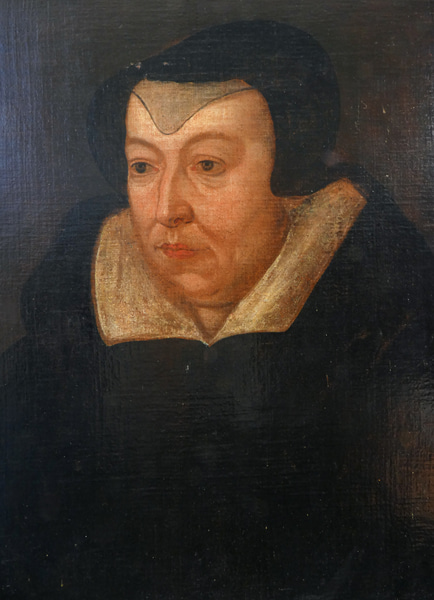 Ritratto in olio su tela di Caterina de' Medici. XVII-XVIII sec.