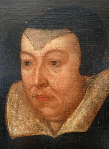Ritratto in olio su tela di Caterina de' Medici. XVII-XVIII sec.
