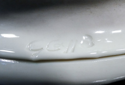 Scultura in ceramica dipinta a mano Giuseppe CAPPÉ, Barzelletta. Italia, Anni 50