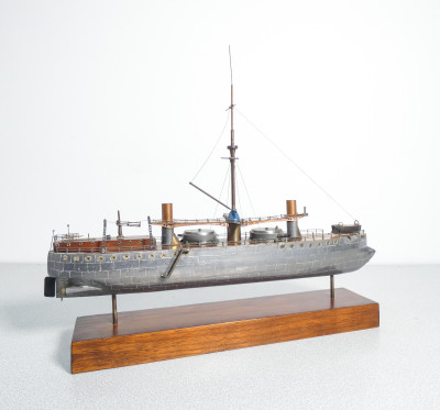 Modellino della nave da battaglia Enrico Dandolo della Regia Marina Italiana. Italia, 1915