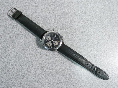 Cronografo automatico OMEGA Speedmaster cal 1155 - Valjoux 7750 ref 17500.43. Svizzera, Anni 90
