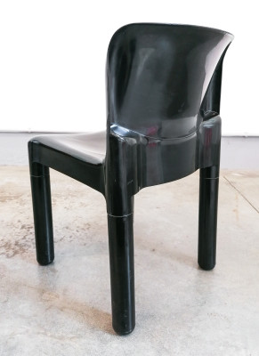 Set di quattro sedie KARTELL 4875 design Carlo BARTOLI. Italia, Anni 70