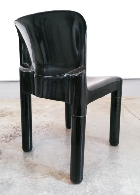 Set di quattro sedie KARTELL 4875 design Carlo BARTOLI. Italia, Anni 70