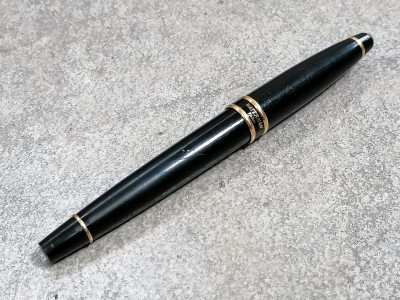 Penna stilografica WATERMAN Expert - black lacquer. Francia, Anni 90