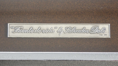 Bassorilievo a firma Salvador DALÌ, Fuente de Vida, in Argento 925, con autentica. 1977