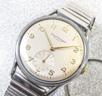 Orologio da polso da uomo a carica manuale GIRARD PERREGAUX Cal. 03E 647. Svizzera, Anni 60/70