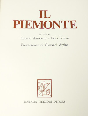 Volume da collezione PIEMONTE, Edizioni d