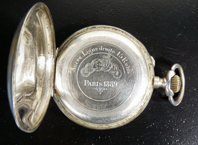 Orologio da tasca BILLODES, cassa in argento 800. Svizzera, Fine Ottocento Primo Novecento