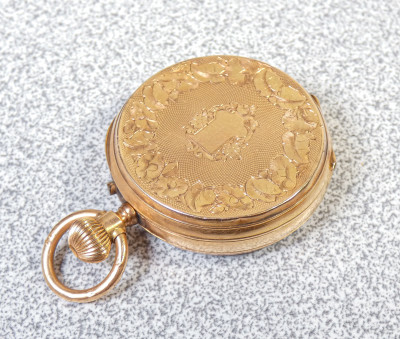 Orologio da tasca BOVET con cassa in oro 18 k. Svizzera, Primo Novecento