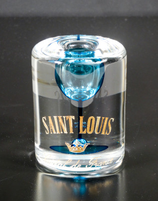 Sculturina pubblicitaria in cristallo SAINT LOUIS Cristal de France. Anni 60