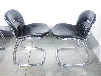 Set di quattro sedie Sabrina, design Gastone RINALDI per RIMA. Italia, Anni 50