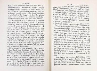Due volumi: Statuti generali ed altri documenti dei Framassoni e Rituali massonici del primo e del trentesimo grado detti di apprendista e di cavaliere. Roma, 1874