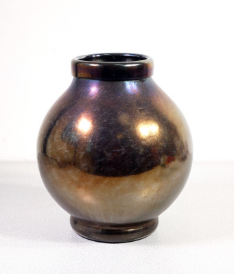 ?? VASO VETRO MURANO IRIDESCENTE EPOCA 1970S DESIGN ITALIANO ITALY GLASS ART