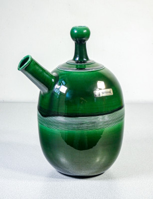 Versatoio in ceramica, design Ambrogio POZZI per Ceramica Franco Pozzi. Serie EUROPOZZI. Gallarate Italia, Anni 70