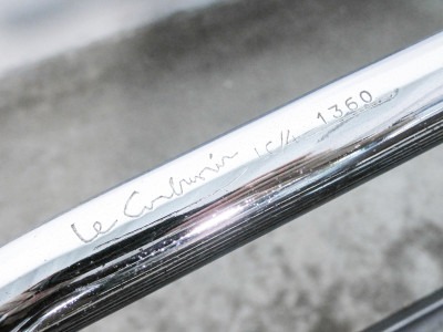 Chaise Longue LC4, design LE CORBUSIER per CASSINA. Firmata - n° serie 1360. Italia, Anni 60