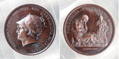 ?? MEDAGLIA NAPOLEONE OCCUPAZIONE VIENNA VINDOBONA 1805 MILANO MEDAILLE FRANCE