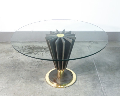 Tavolo da pranzo, design Pierre CARDIN (1922-2020). Francia, Anni 70