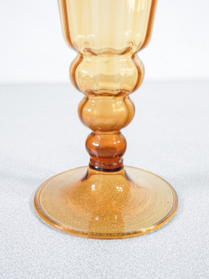 Vaso in vetro soffiato design Vittorio ZECCHIN per MVM Cappellin. Murano Italia, Anni 20