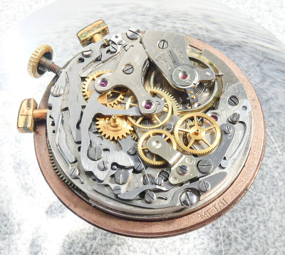 ?? CRONOGRAFO LANDERON CHRONOGRAPH COMMODOR EPOCA 1950S VINTAGE WRIST WATCH