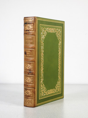 ?? LIBRO PROMESSI SPOSI COLONNA INFAME 1840 ALESSANDRO MANZONI RIPRODUZIONE 1965