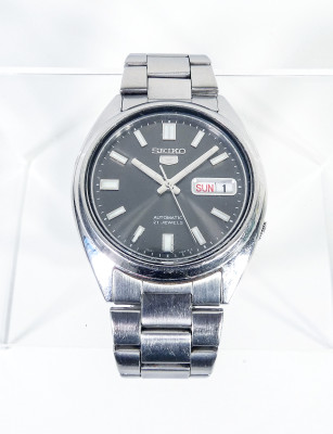 ?? OROLOGIO SEIKO 5 AUTOMATIC 7S26-0480 21 JEWELS CALENDARIO VINTAGE WATCH