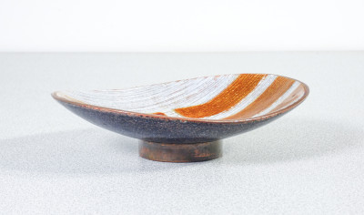 Piattino svuotatasche DEL CAMPO Italy in rame smaltato. Italia, Anni 60