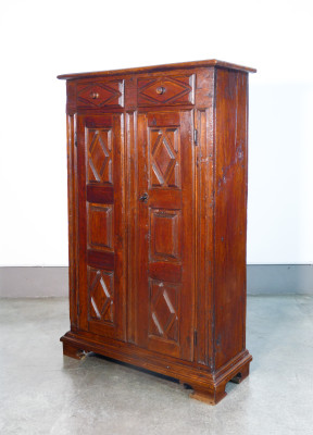 ?? ANTICO ARMADIO PIEMONTESE ORIGINALE EPOCA 1800 LEGNO MASSELLO PIOPPO CASSETTI