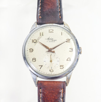 Orologio da polso a carica manuale AVIA King cal. AS 1203. Svizzera, Anni 50