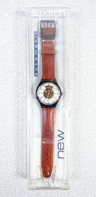 ?? OROLOGIO SWATCH AUTOMATIC 5TH AVENUE SAB101 1991 NUOVO CONFEZIONE ORIGINALE