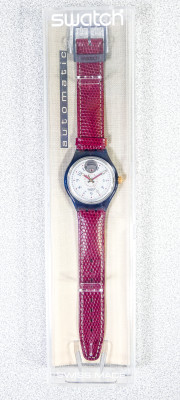 ?? OROLOGIO SWATCH AUTOMATIC CLASSIC CHEDDAR SAM103 1993 NUOVO CON CONFEZIONE