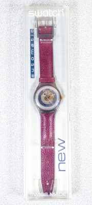 Orologio da polso SWATCH Automatic RUBIN - Nuovo - Svizzera, 1991
