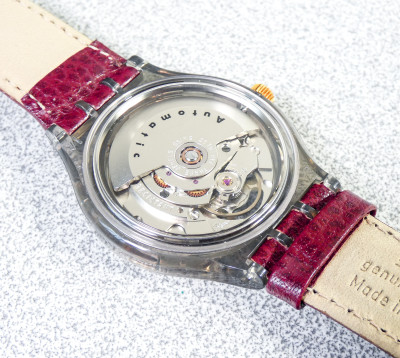 Orologio da polso SWATCH Automatic RUBIN - Nuovo - Svizzera, 1991