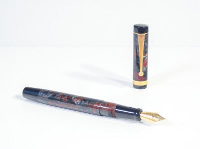 Penna stilografica VISCONTI Ponte Vecchio, in confezione originale con libretto. Firenze, Anni 90