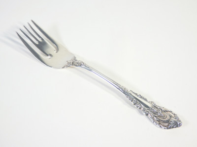 Servizio da tavola WALLACE Sterling Grande Baroque in argento 925 composto da 61 pezzi. Stati Uniti, XX sec.