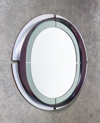Specchio da parete, design italiano degli anni 70. Italia, Anni 70