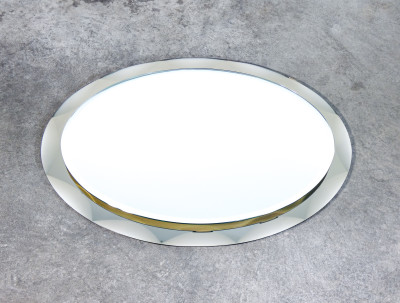 Specchio da parete, design Metalvetro Galvorame. Siena Italia, 1970