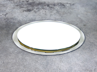 Specchio da parete, design Metalvetro Galvorame. Siena Italia, 1970