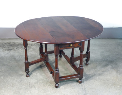 ?? ANTICO TAVOLO A BANDELLE CONSOLE LEGNO MASSELLO ROVERE EPOCA 1800 CASSETTO