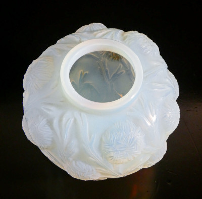 Vaso in vetro opalescente Art Decò, firmato Marius Ernest SABINO (Sabino France) Francia, 1930