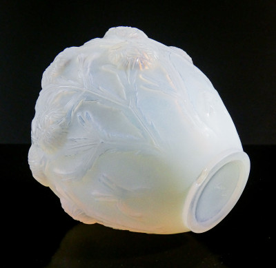 Vaso in vetro opalescente Art Decò, firmato Marius Ernest SABINO (Sabino France) Francia, 1930