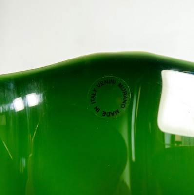 Vaso Fazzoletto design Fulvio BIANCONI per VENINI. Murano, 1972