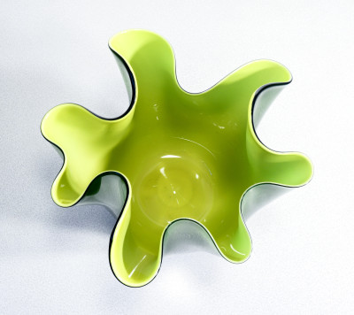 Vaso Fazzoletto design Fulvio BIANCONI per VENINI. Murano, 1972