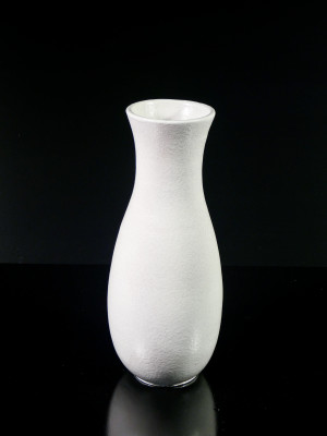 Vaso in terracotta con figura femminile in bassorilievo, firma Marcello FANTONI. Italia, Anni 50