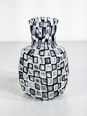Vaso Occhi design Tobia SCARPA per VENINI in vetro soffiato. Murano, Anni 50