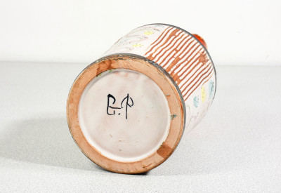 Bottiglia in ceramica e smalto design Gilbert PORTANIER. Francia, Anni 70
