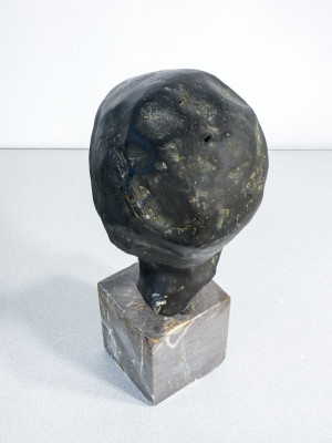 Busto in bronzo attribuito alla mano di Domenico JOLLO (1866-1938) Pastore. Area Napoletana, Fine Ottocento, Primo Novecento