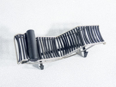 Modellino della chaise longue LC4. Design LE CORBUSIER, JEANNERET, PERRIAND per Cassina. Italia